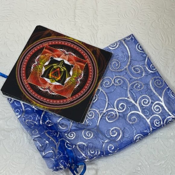 Lemurian Codes for Healing Card Deck Contains 11 Cards in Pouch 4"x4" - Picture 1 of 4